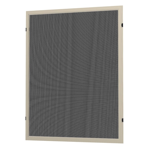 15 In W X 31 In H Casement Window Screen, CA4, BetterVue Mesh, Clay